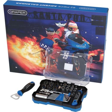 Draper 23453 Advent Calendar 62pcs.