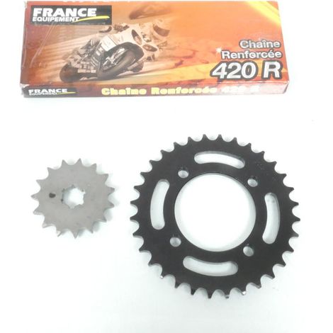 kit kette frankreich ausrüstung für kindermotorrad yamaha 80 pw (1/4)