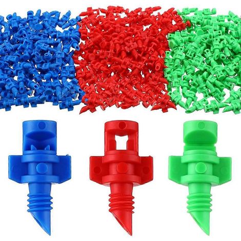 Lot de 300 Misting buse pulvérisateur 90 180 360 degré Atomizing mini arroseur goutte à goutte anneau irrigation (1/5)