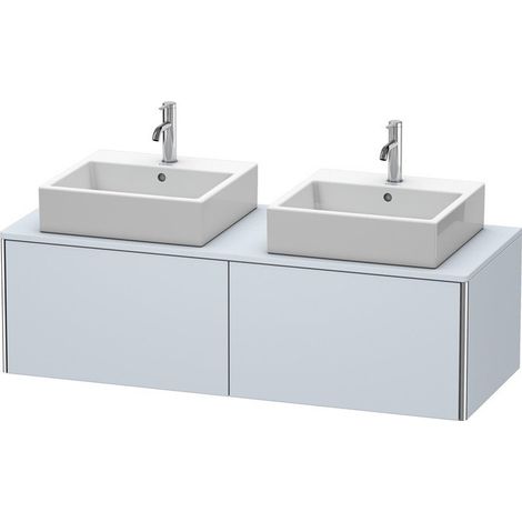 Meuble sous-vasque XSQUARE 400x1400x548mm f 2 Be Bleu clair
