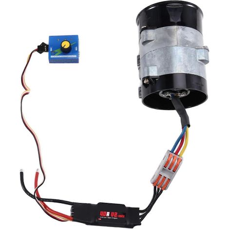 Turbocompresseur électrique automobile, ventilateur d'admission suralimenté, moteur CC sans balais, pièces automobiles universelles (1/5)