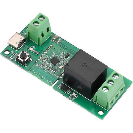 Relais intelligent USB-C 5V monocanal Bluetooth/WiFi pour maison connectée avec fonction d'autoverrouillage (1/5)