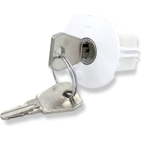 Sudhaus 1574099899 Lucchetto per presa di corrente chiusura diversa, Protezione per i bambini Bianco (1/4)