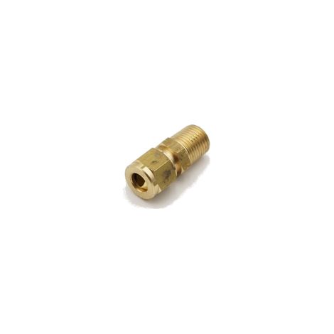 PrimaPlus 8mm x 1/4" Male Brass Compression Adaptors - Pack of 10 (1/3)
