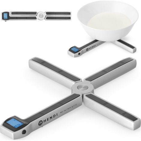 Bilancia da cucina pieghevole per uso professionale, portata fino a 5 kg, con display LCD. (1/5)