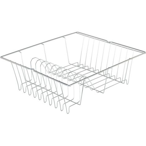 Panier à Vaisselle Compact Effet chromé Argenté (1/4)