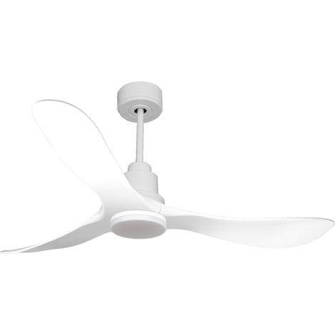 Ventilatore da soffitto Reversibile Termostato Dimmabile Wifi Motore CC Tetti inclinati Telecomando Luce a tre toni Hypersilence Memoria Shopify Vendible (AUTOMATICO) PURLINE TongaD132C04LED64451