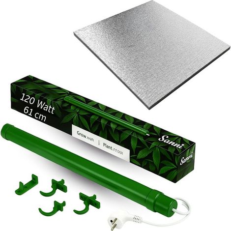Solux Grow Heizung 120 Watt 61 cm + Isoliermatte – Pflanzen Heizung (1/5)