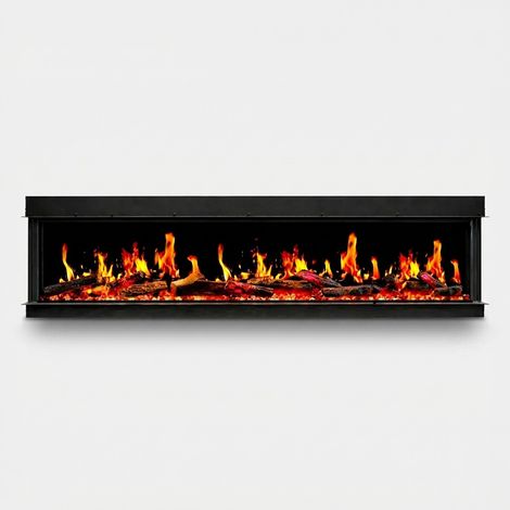 Camino elettrico da incasso a parete L 150 LCD LED APP FILADELFIA150 (1/5)