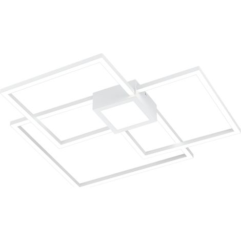 Plafonnier moderne LED intégré Hydra blanc Trio 38W (1/3)