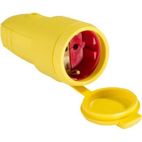 1 Raccord En Caoutchouc, Double Contact Protection, Section 2,5 Mm², IP44 Extérieur (1/5)