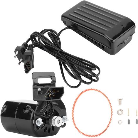 Kit de Moteur de Machine à Coudre avec Pédale et Courroie 220V 180W pour Machine à Coudre Domestique