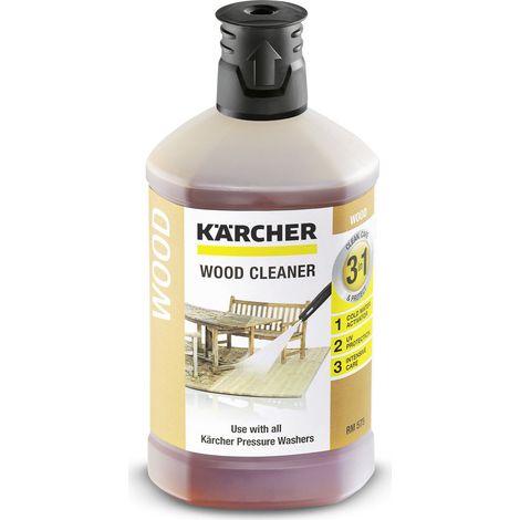Karcher Nettoyant détergent bois 3 en 1 -1 litre pour nettoyeur haute pression K2 K3 K4 K5 K7