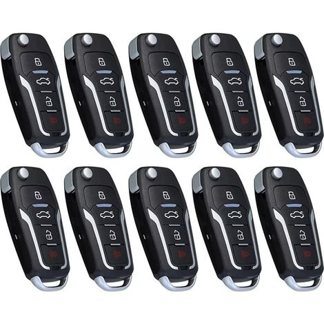 10 Pièces 433 MHz Duplicateur de Télécommande à Code Fixe Ouvre-Porte de Garage Électrique Clonage Cloner Copie Télécommande (1/5)