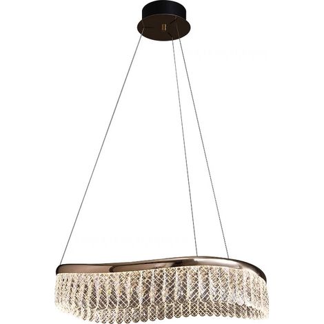 Marsille 80 Lámpara Colgante 80cm 30W LED Oro Blanco 3000K-6000K Moderna (1/4)