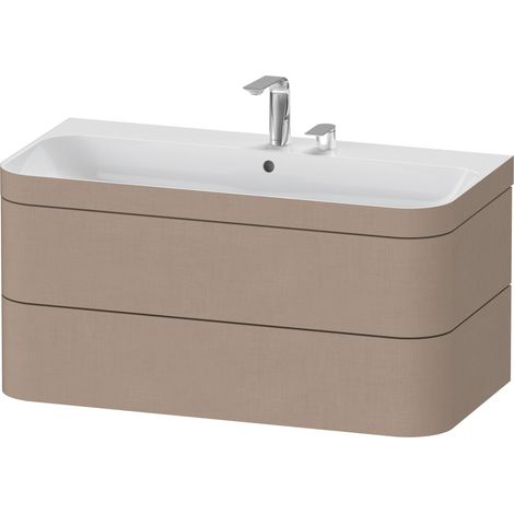 Duravit Happy D.2 Plus c-bonded Set suspendu, 975x490mm, 2