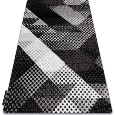 Teppich INTERO BALANCE 3D Punkte grau grey 280x370 cm