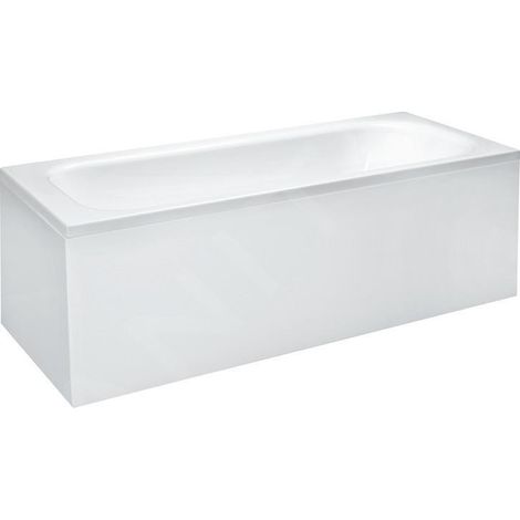 Laufen Solutions - Baignoire avec support et panneau en L gauche, 1700x700 mm, blanc H2225050000001 (1/3)