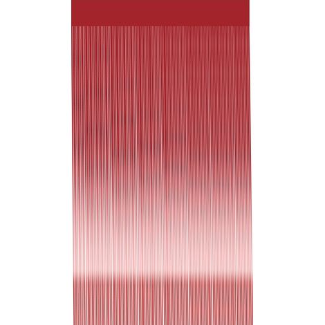 Rideau à paillettes métalliques, décoration de porte, fenêtre, décoration de mariage ou de fête (1 x 2 m rouge) (1/3)