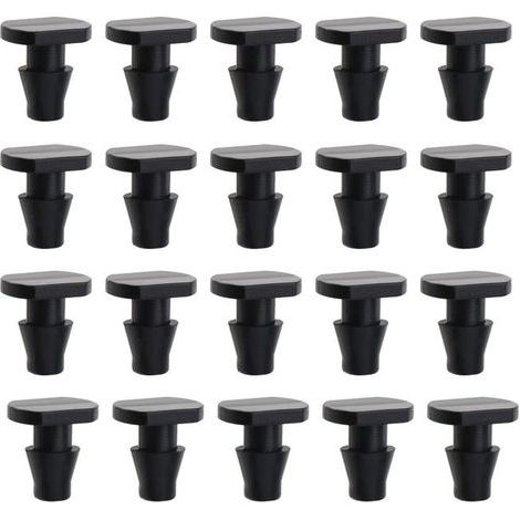 Pack of 100 replacement caps for drip irrigation tubing, capillary tips, small accessories (1/5)
