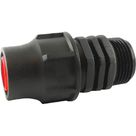 Schneller Adapter, männlich 15x21 (1/2"), für 16mm Tropfschlauch