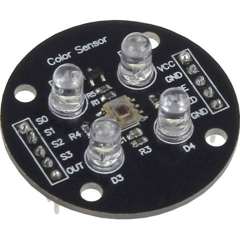 Scheda di sviluppo Arduino Colorimeter TCS3200 nero (1/3)