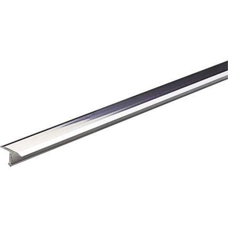 PIAGGIA PAVIMENTO A TEE ARCANSAS - ALLUM ARGENTO LUX MM 14X9 L.CM 90 - 5 pezzi