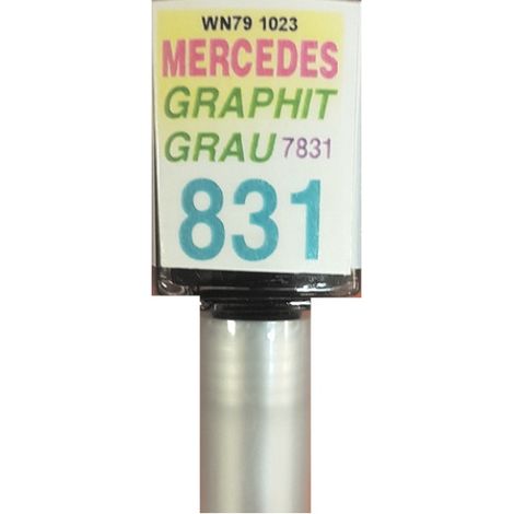 Reparación de arañazos en pintura para coches Mercedes 831 7831 gris grafito, 10 ml ARA (1/5)