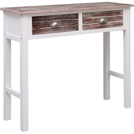 Table console Marron 90 x 30 x 77 cm Bois