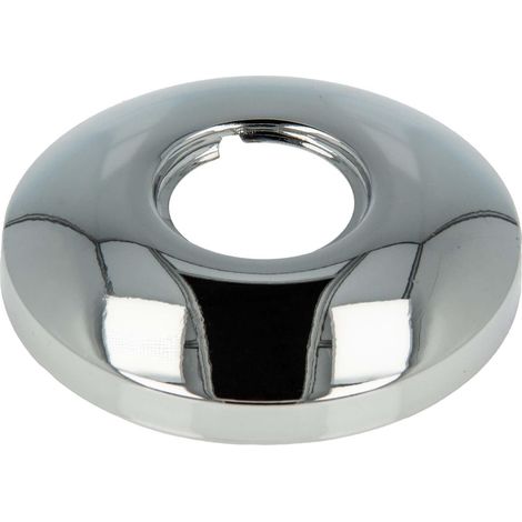 Rosace filetée laiton chromé - 1 pièce - Ø27mm intérieur - Cache-tuyau décoratif - Salle de bain et cuisine - Ø70mm (1/5)