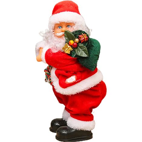Elektrisch singende und tanzende Weihnachtsmannfiguren, Xmax-Puppe, Weihnachtsdekoration für den Innenbereich, Typ 1 (1/5)