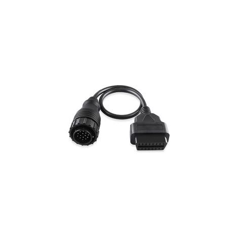 Adaptateur 14 Pin mâle vers 16 Pin OBD2 femelle – Câble diagnostic pour Mercedes Benz – Longueur 40 cm – Connecteur 14 broches - 16Pin (1/5)
