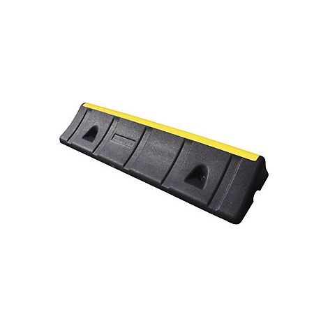 Freno de rueda  L x A x H 1000 x 300 x 150 mm  en negro /