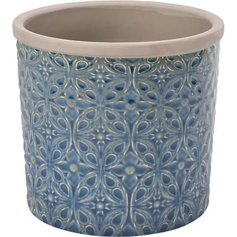 Burgon & Ball Glazed Pot Porto Large Dark Blue (1/2)