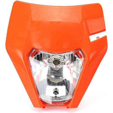 Phare avant modifié pour moto KTM EXC125 EXC250 Orange-- (1/5)