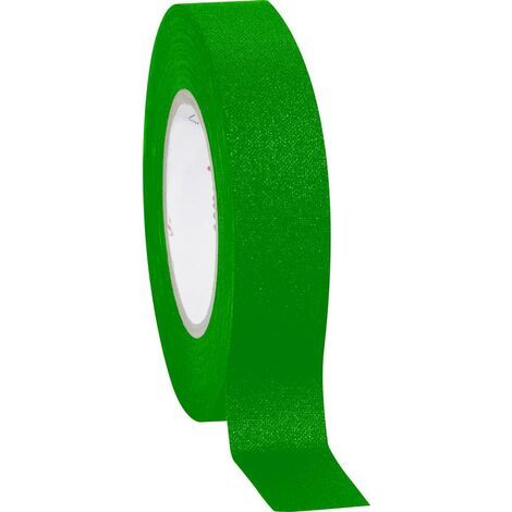 Ruban adhésif toilé 800 Coroplast 800-GN vert (L x l) 10 m x 15 mm caoutchouc 1 pc(s) S10688 (1/3)
