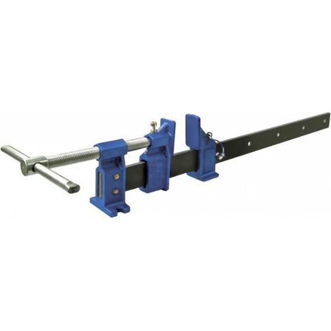 Piher – Serre-joint dormant H – Capacité de serrage 50 cm – Tige 40x10 mm – Saillie 6 cm – Pour bois dur et teck