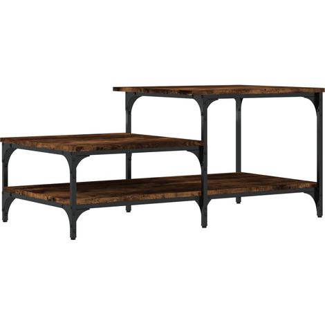 Maison Exclusive - Couchtisch Räuchereiche 100x50,5x45 cm Holzwer