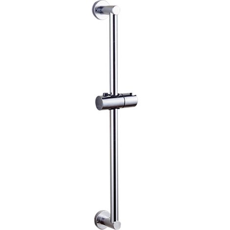 Barre coulissante de douche avec support de douche réglable à main Support mural 304 en acier inoxydable finition brossée (1/5)