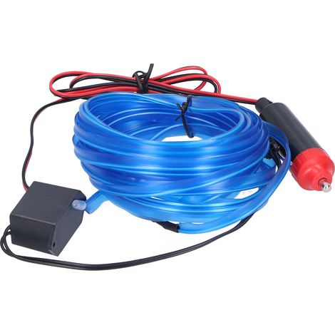 5 m/16,4 ft LED-Streifen für Zigarettenanzünder, 12 V DC, blau, für die Innenraumbeleuchtung (1/5)