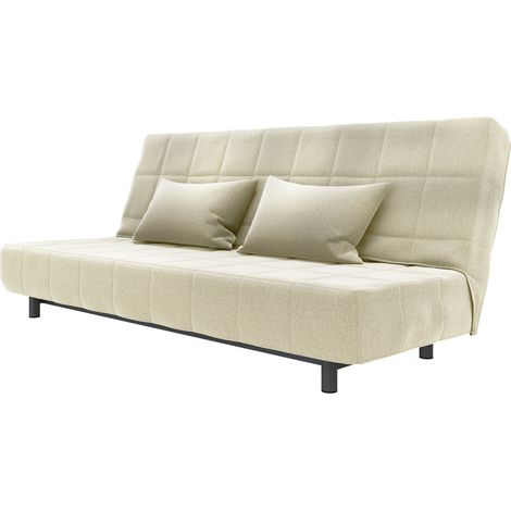 Funda para sofá de 3 plazas Beddinge, tejido: Kaya Beige (tejido de punto, resistente a manchas y arañazos). (1/5)