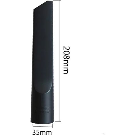 (35 mm) Convient aux aspirateurs Electrolux, Philips, Rowenta et LG : tête d'aspiration plate (1/4)