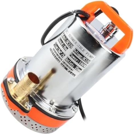 Pompe Submersible 12V DC Solaire, Irrigation Jardin, Hauteur Relevage 8m (1/3)