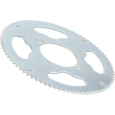 Corona posteriore da 54 mm a 80 denti (25 fori) per moto da fuoristrada, quad e mini-moto da 47cc e 49cc. (1/5)