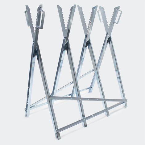 Chevalet De Sciage Tronçonnage Pour Bûches, 4 Pieds, Stable (1/5)