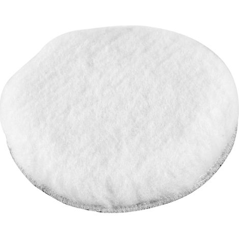 Almohadilla de pulido de lana de 15 cm (6 pulgadas) para la limpieza de coches y furgonetas. (1/4)
