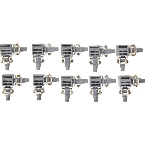 Gardena Micro-Drip-System L-piece 4,6 mm (3/16 pollice): Connettore per tubo per cambiare la direzione del tubo del distributore (Articolo n. 1348, 1350), 10 pezzi (8381-20) (1/3)