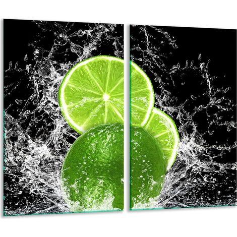 Tabla de cortar de vidrio 2x 30x52 fruta (1/5)