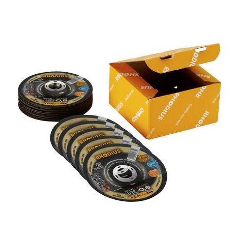 Disco de corte Rhodius 211077 acero inoxidable 125 mm 25 piezas