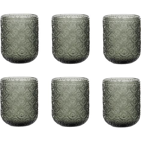 Table Passion - Boite de 6 gobelets bas Ana gris 25 cl (1/3)